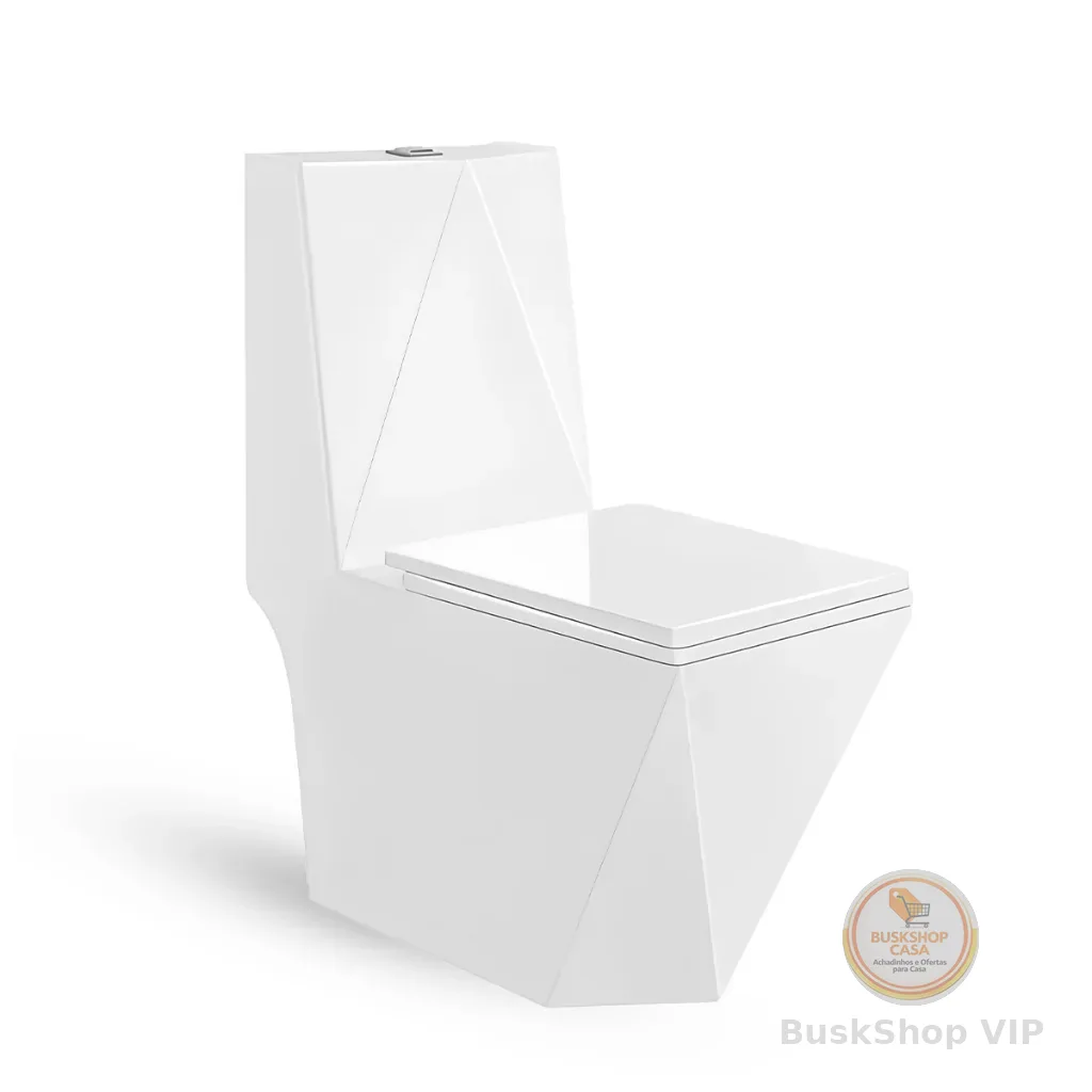 Vaso Sanitário Monobloco Cerâmica Modelo Diamante - VAB0005 Tubrax
