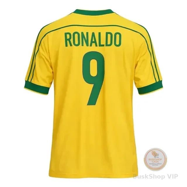 Camisa Brasil Masculina Versão Retrô Comemorativa