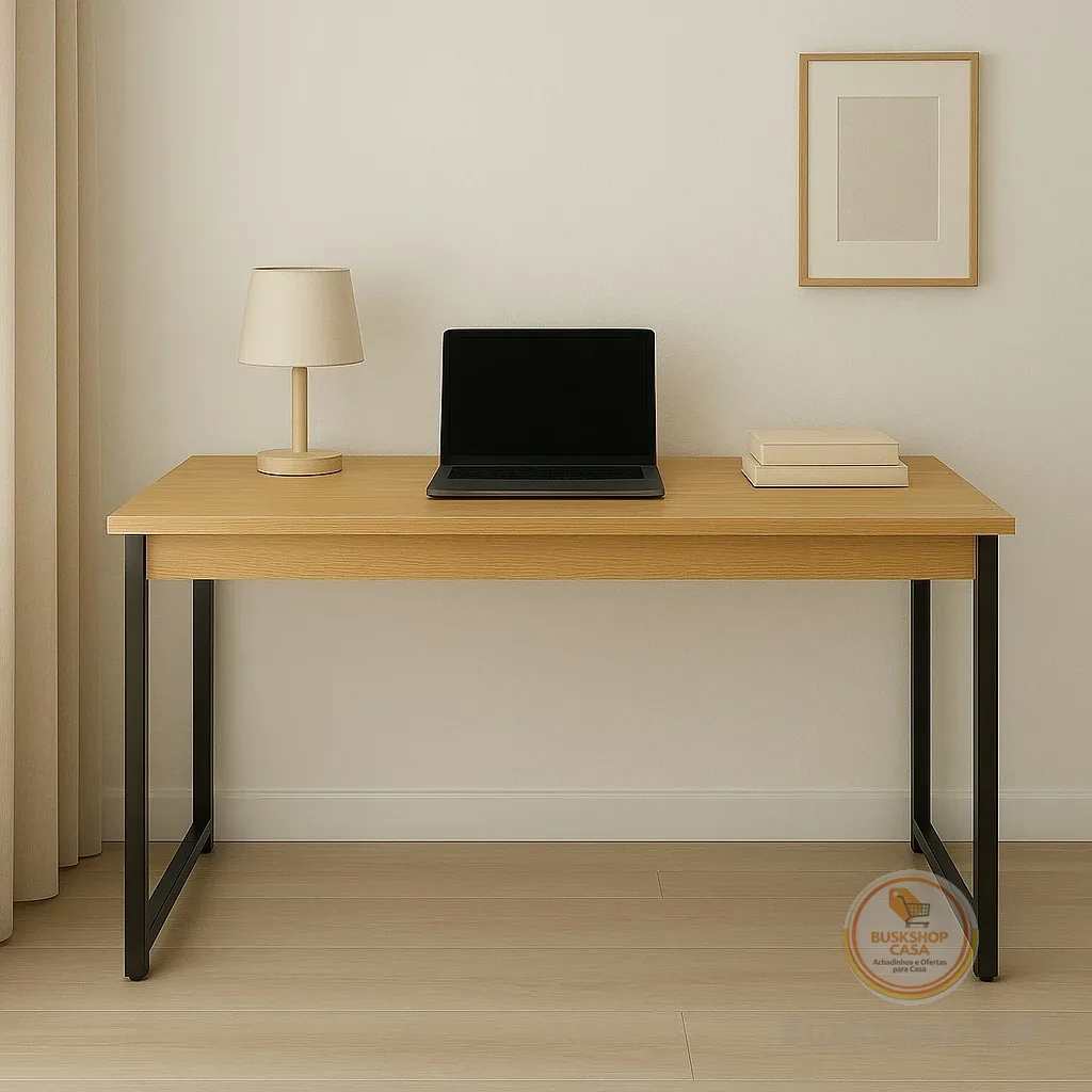 Mesa Escrivaninha Industrial Para Computador Notebook Escritório