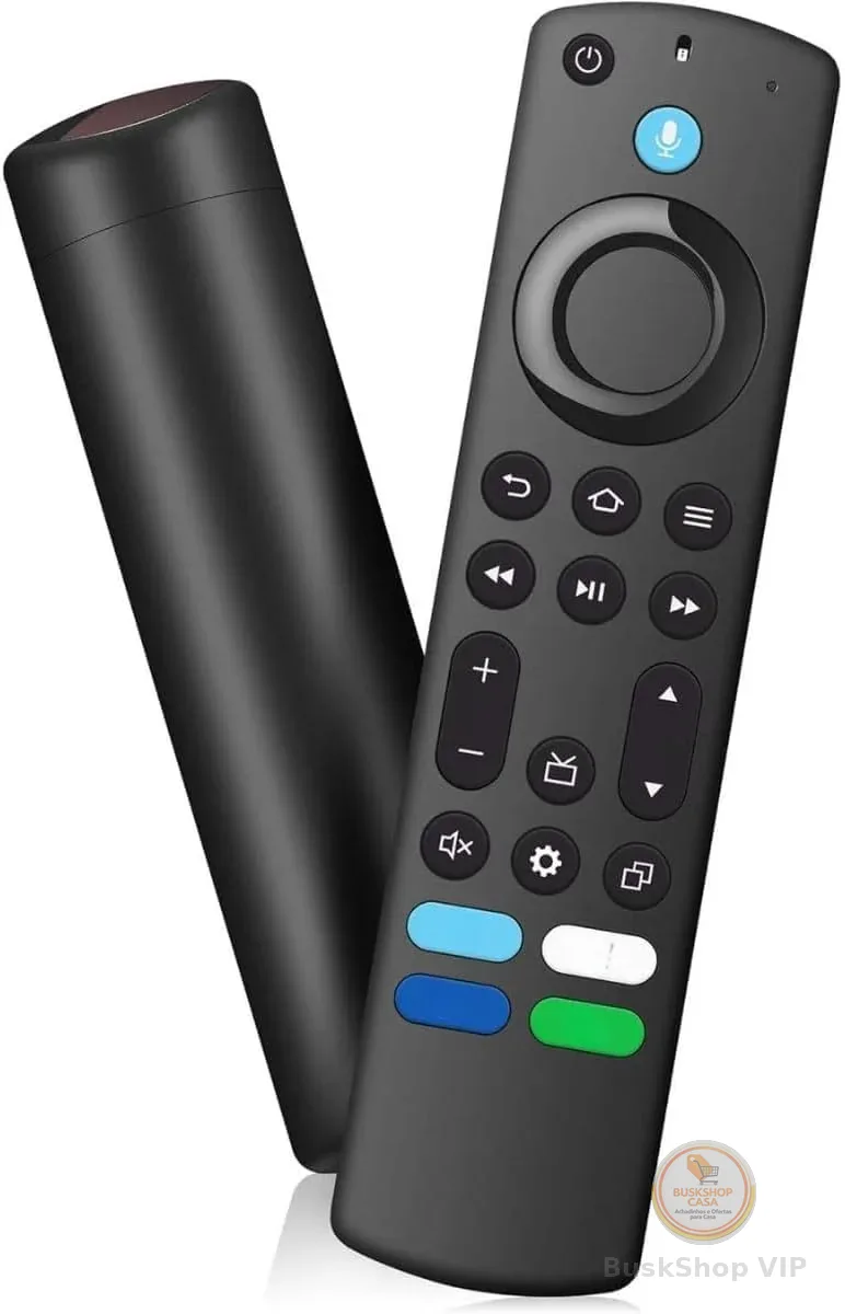 Controle Remoto Compatível com Stick com Comando de Voz | Microfone Integrado, Pareamento Rápido, Alta Sensibilidade, Alcance de 10m, Substituição Ideal