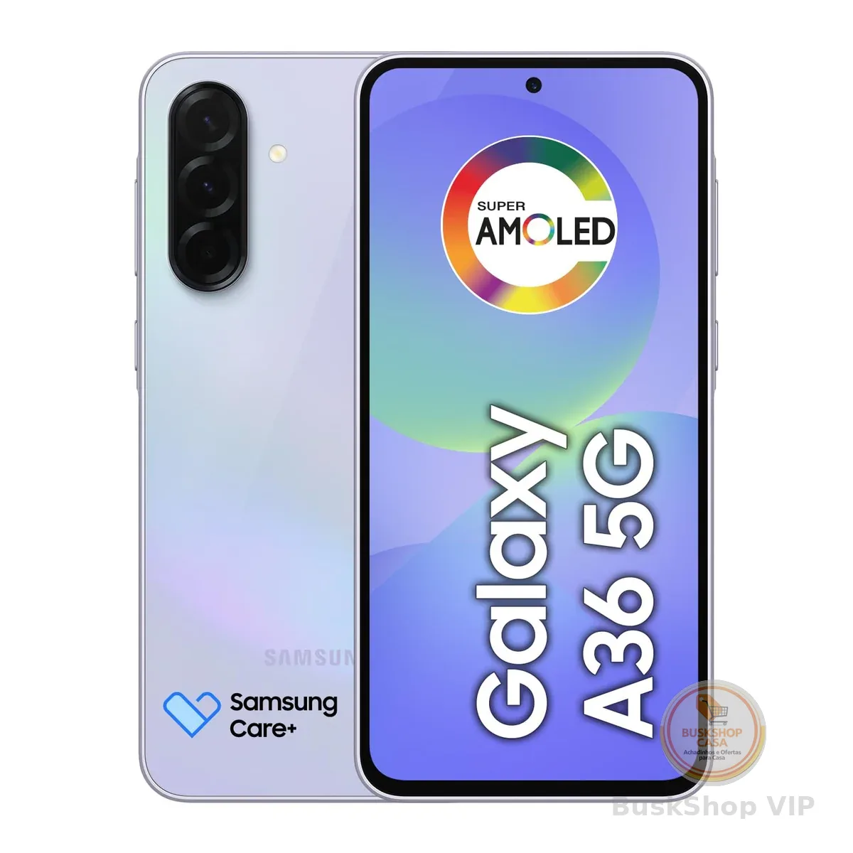 Celular Samsung Galaxy A36 5G 256GB, 8GB RAM, Recursos AI (Violeta)