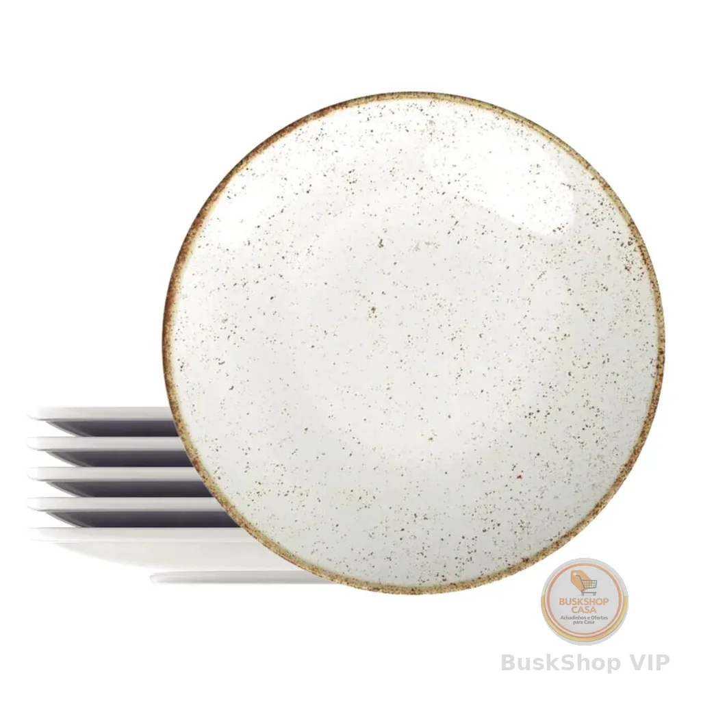 Kit Pratos de Porcelana Tramontina Rustico Decorado
