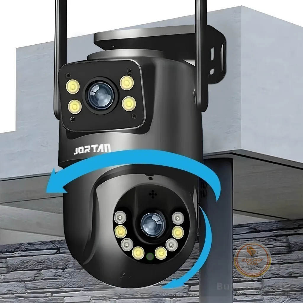 Câmera De Segurança a Prova de água Lente Dupla APP YOOSEE IP66 Camera IP WiFi 360
