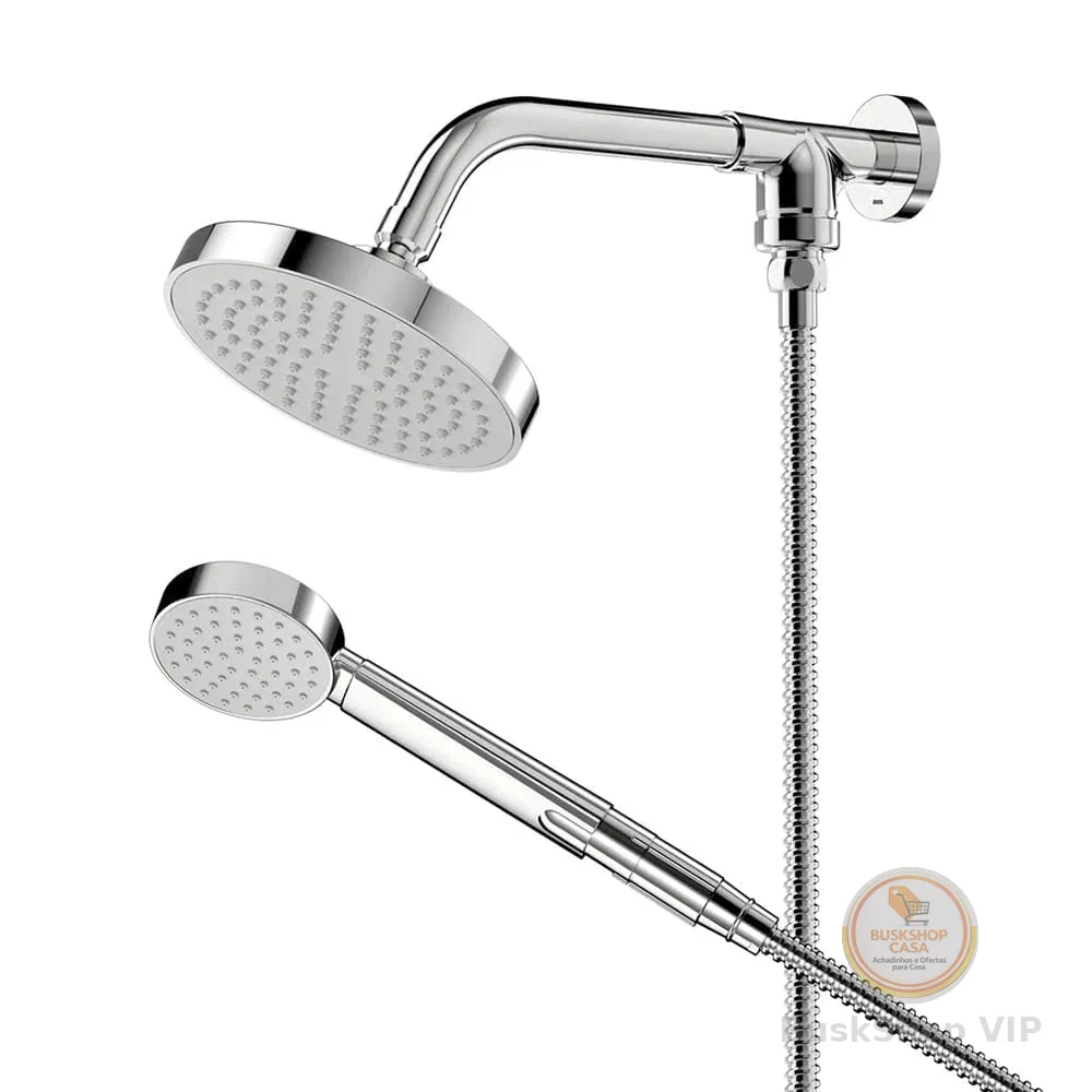 Chuveiro Docol Eden 00985606 de Parede com Desviador 1/2, Cromado