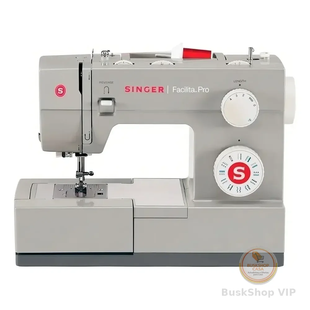 Máquina De Costura Reta Singer Facilita Pro 4423 Portátil - Cinza 127v