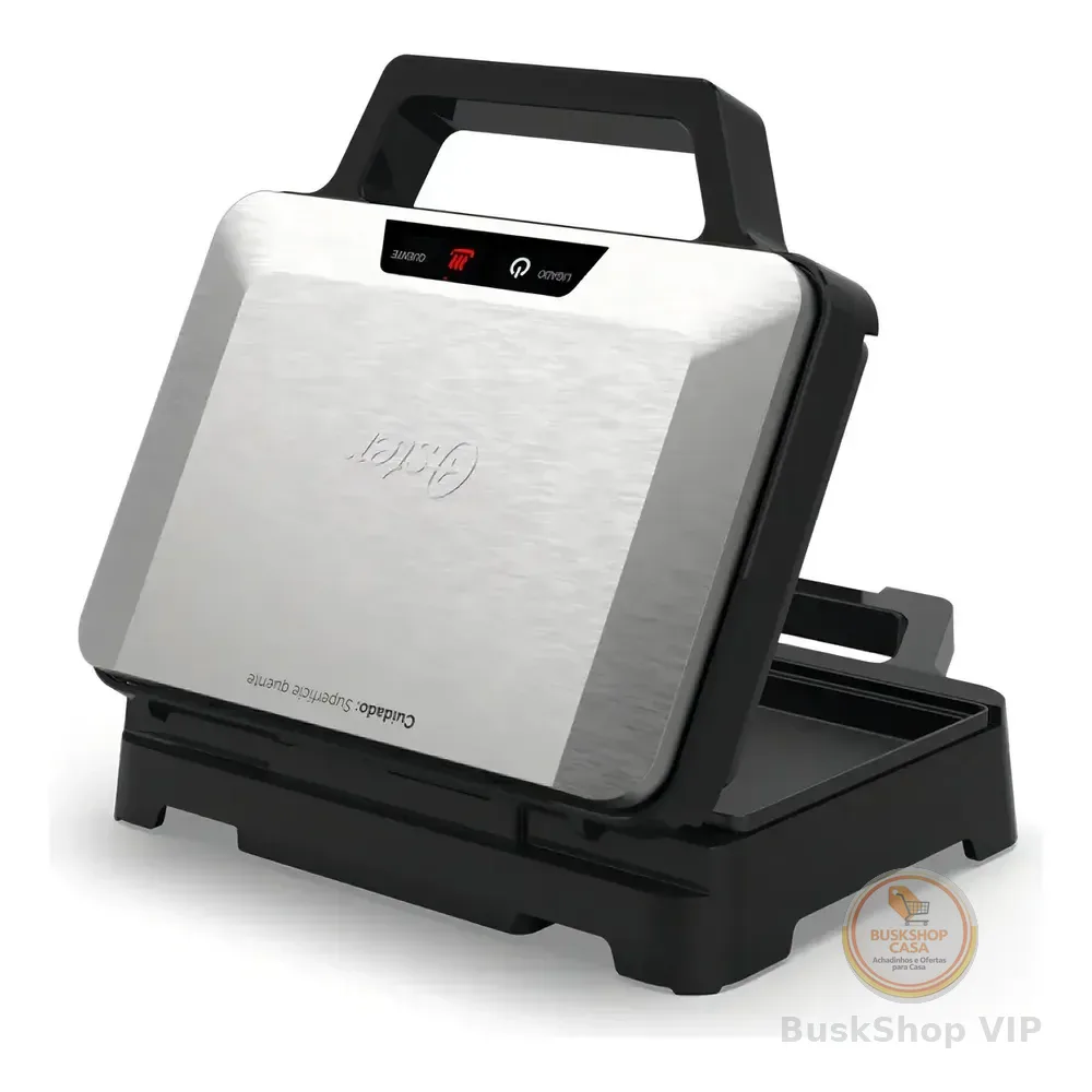 Sanduicheira Elétrica Oster Inox, 1000w, Osan500 Cinza
