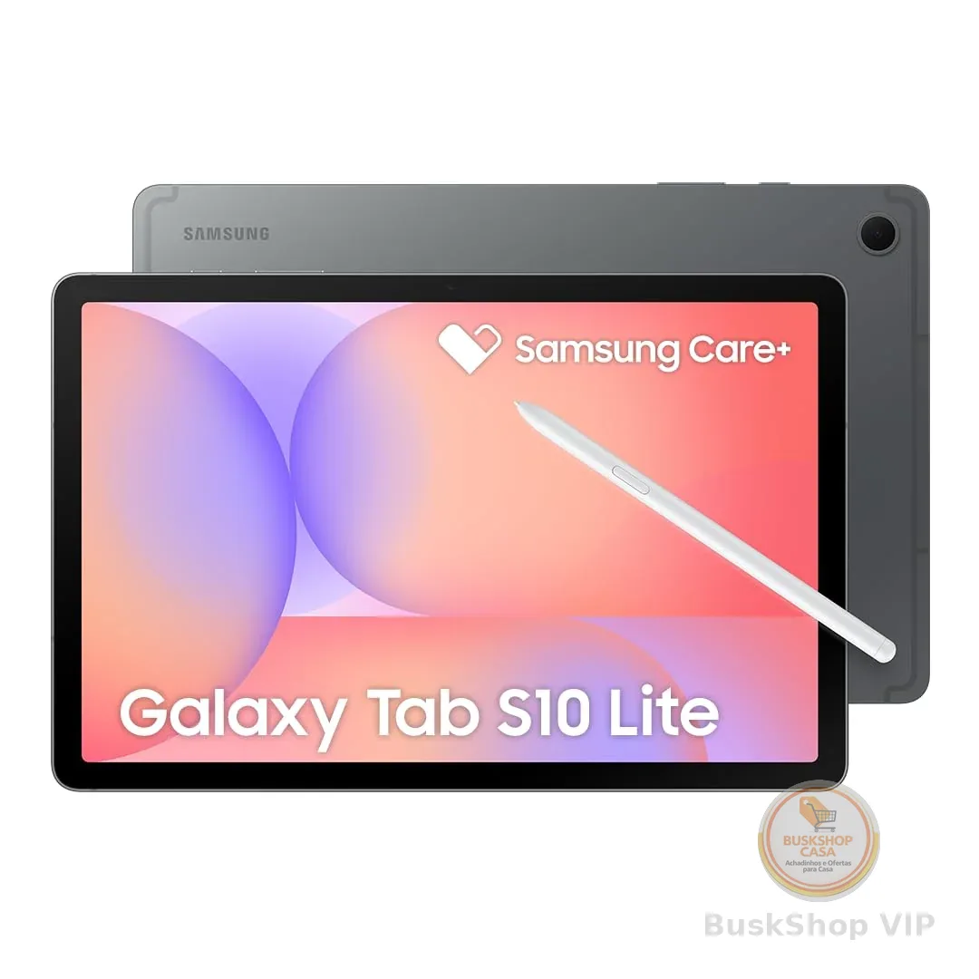 Galaxy Tab S10 Lite, 128GB, Tela 10.9", WIFI, Cinza
