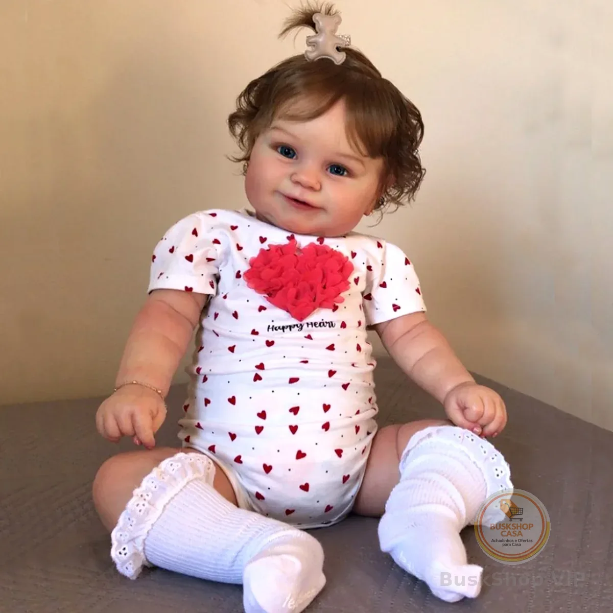 20 "maddie bonecas de vinil de silicone completo menina 3d pintado bonecas do bebê recém-nascido com cabelo castanho enraizado para o presente do miúdo muñecas reborn