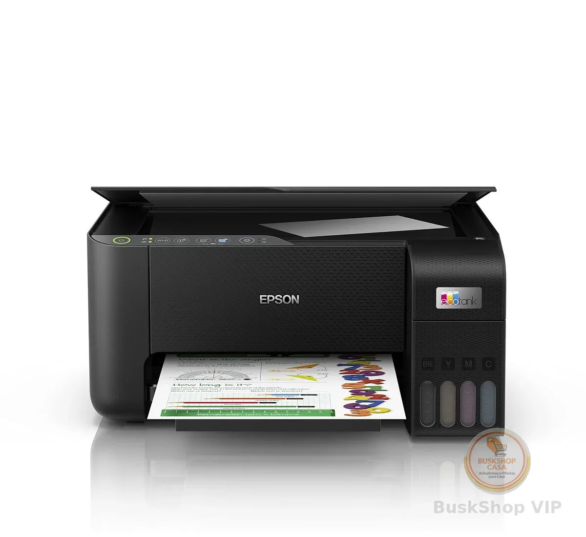 EPSON Multifuncional EcoTank L3250 - Tanque de Tinta Colorida, Wi-Fi Direct, USB, Bivolt,Preto.