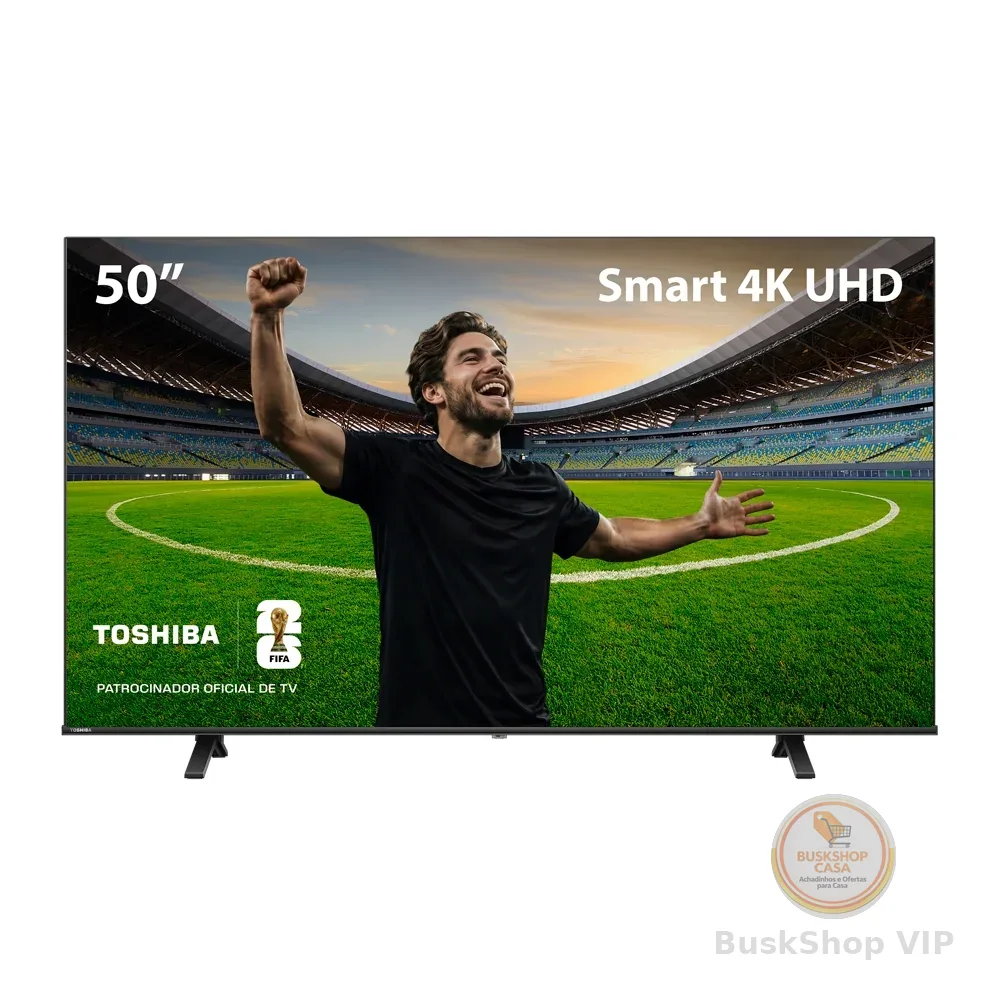 Smart TV DLED 50 4K Toshiba 50C350NS VIDAA 3 HDMI 2 USB Wi-Fi - TB054E