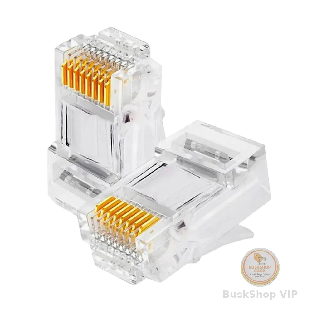 MD9 - CONECTOR RJ-45 EMB.C/ 10 UNID. 8 VIAS