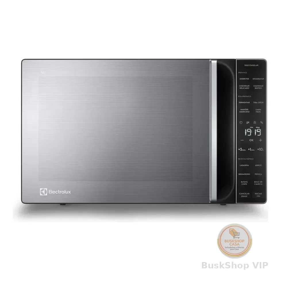 Micro-ondas Electrolux 36l Cor Inox Efficient Com Descongelamento Assistido Me36s 127v