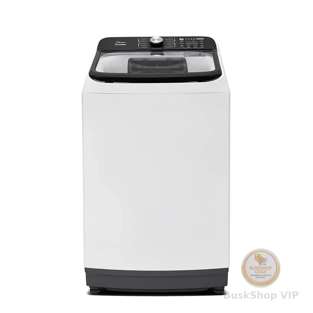 Lavadora de Roupas 13kg Branca Midea Wave Agitator 127V