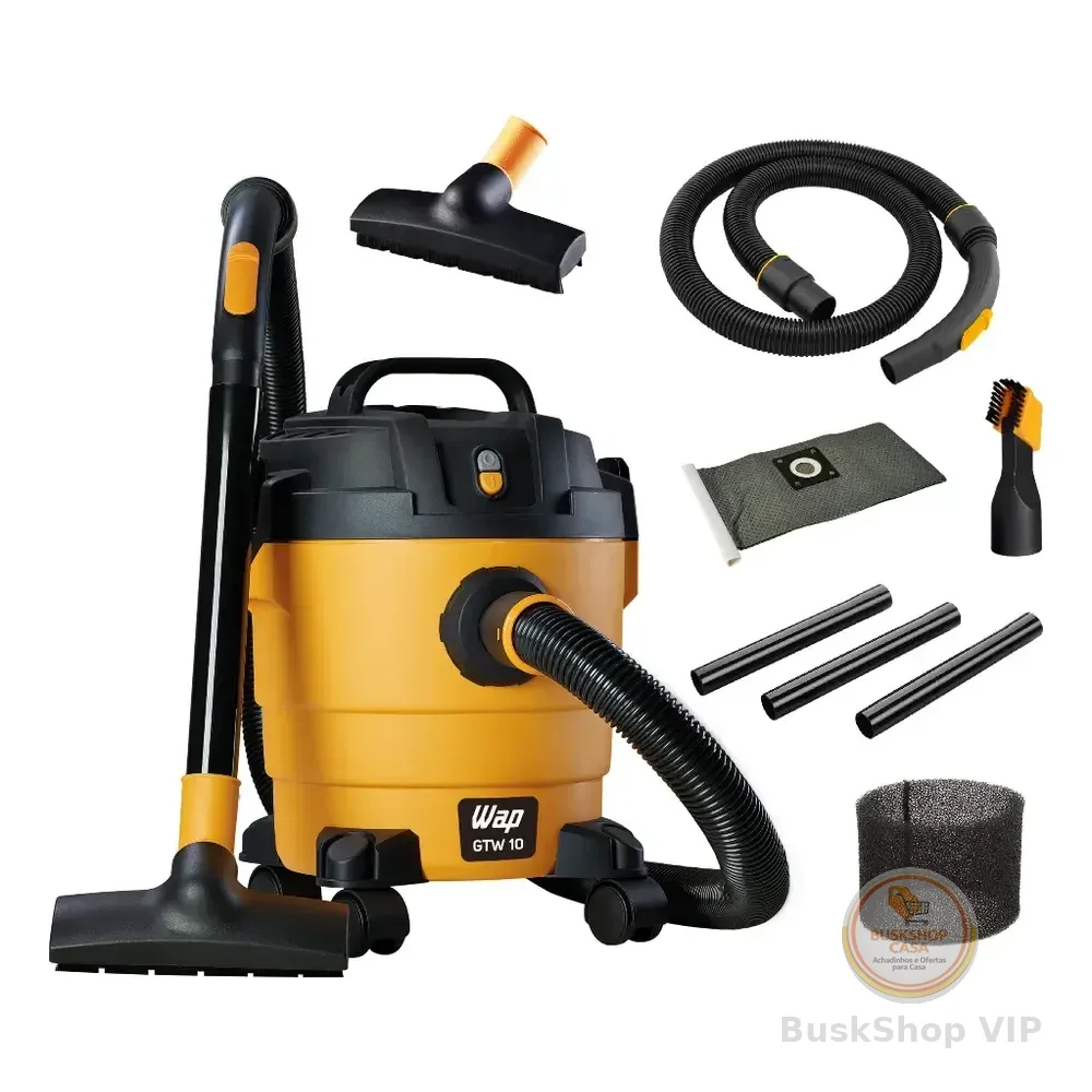 De Pó e Água Wap Gtw 10 Compacto 1400w 10 Litros Amarelo/Preto