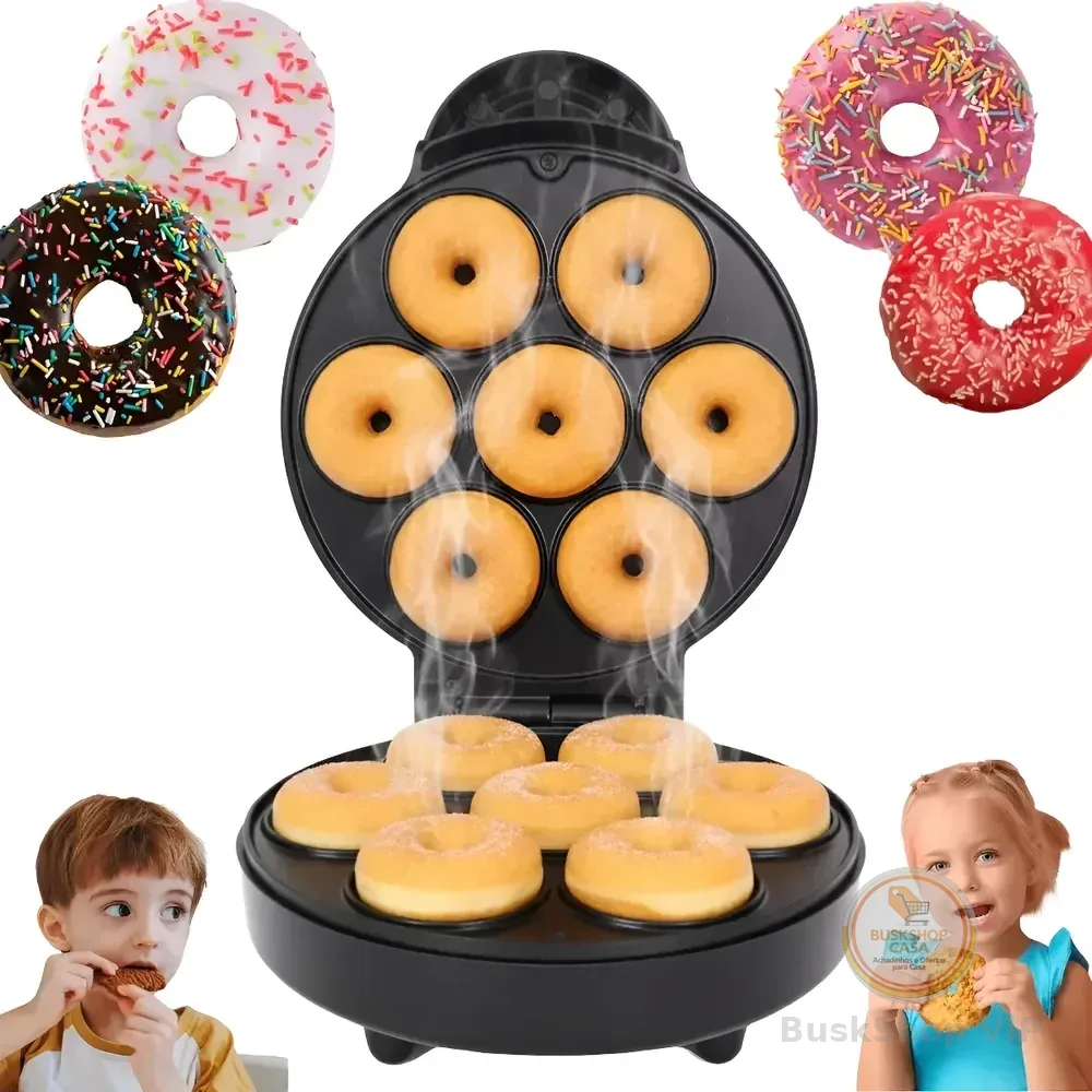 Maquina Elétrica Donuts 6 Cm Com Superfície Profissional