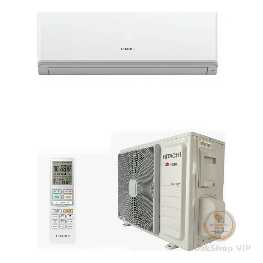 Ar Condicionado Split Inverter Hitachi 12000 Btu Frio R-32 Wi-fi 220v