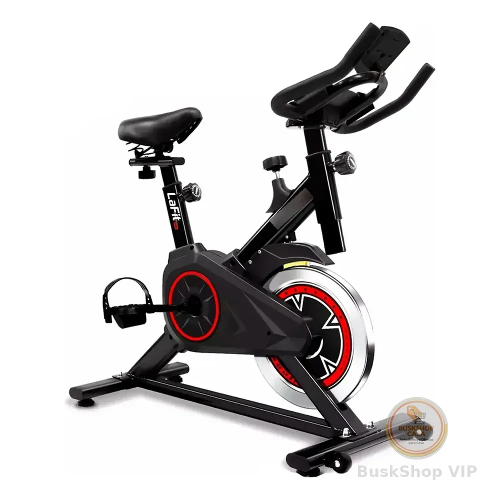 Bicicleta Ergométrica Lafit Pro Spinning 4kg Ajustável Preto 127/220v