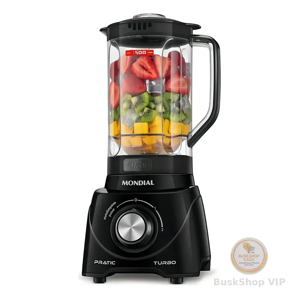 Liquidificador Pratic Turbo, Mondial, 550W