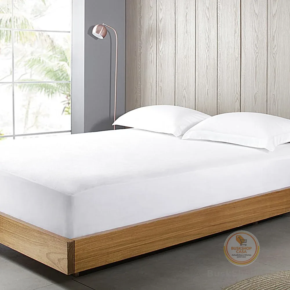 Buddemeyer Protetor de Colchão Queen Coleção Maison II Branco