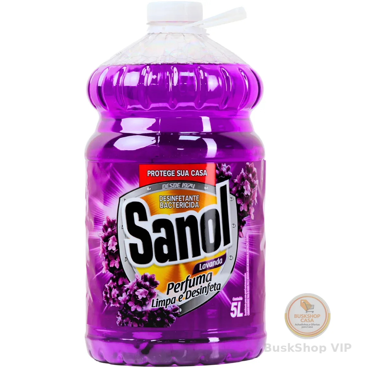 Sanol Desinfetante Líquido Para Uso Geral Lavanda 5 Litros Roxo