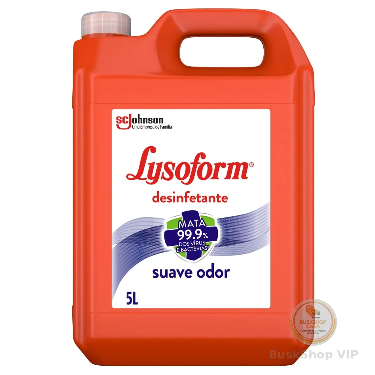 Lysoform Suave Odor, Desinfetante Líquido, Limpeza Casa, 5L