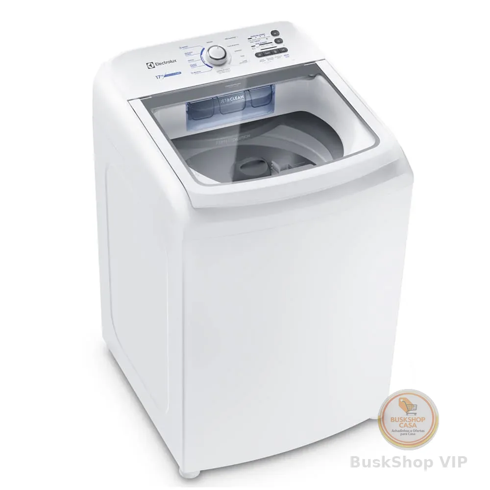 Máquina de Lavar 17kg Electrolux Essential Care com Cesto Inox, Jet&Clean e Ultra Filter (LED17)