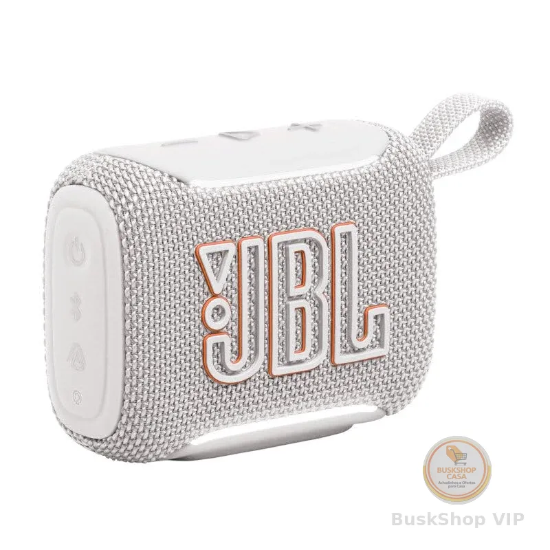JBL, Caixa de Som, Go 5, Bluetooth, Portátil, Auracast, À Prova D'água e Poeira - Branca