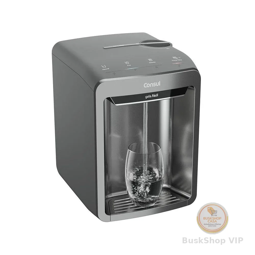 Purificador de Água Consul Refrigerado Eletrônico CPB33AF Cinza Bivolt