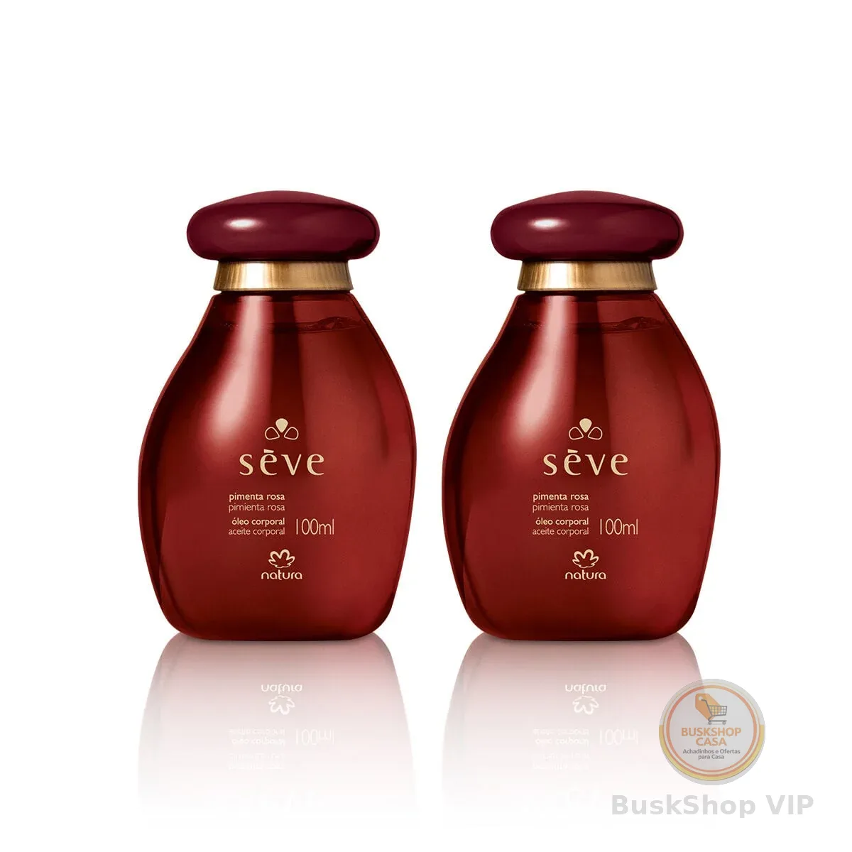Kit Óleo Desodorante Corporal Sève Pimenta Rosa (2 unidades)