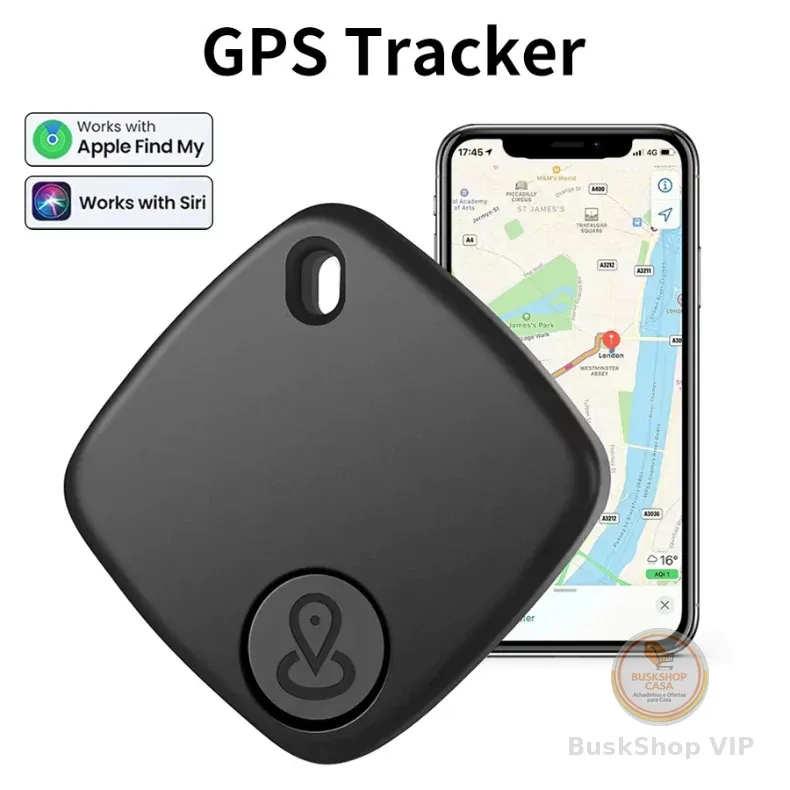 Rastreador AirTag Smart Tag Localizador-GPS Mala/Carro/Moto/Pet/Criança Sem Limite de Distância