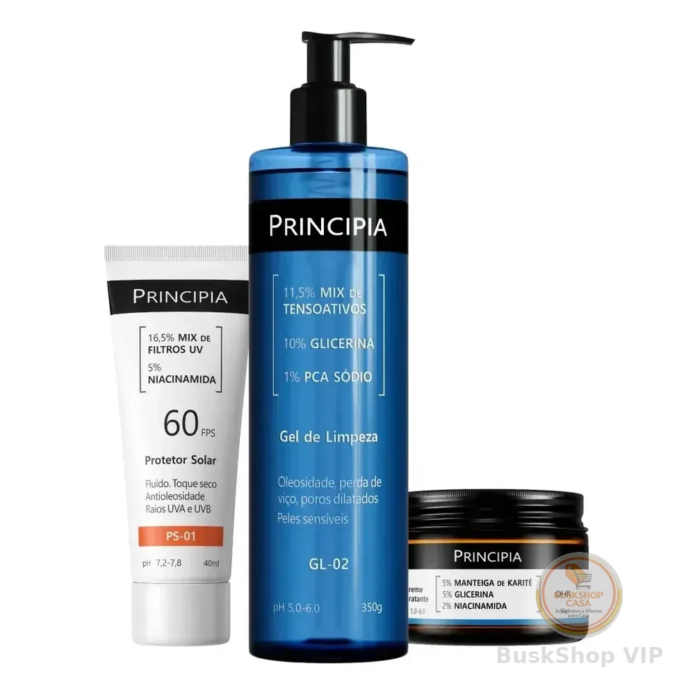 Principia Kit Completo Para Pele Sensível Com Fps 60