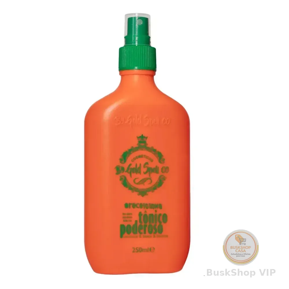 Tônico Poderoso Gold Spell 250ml Antiqueda E Preenche Falhas