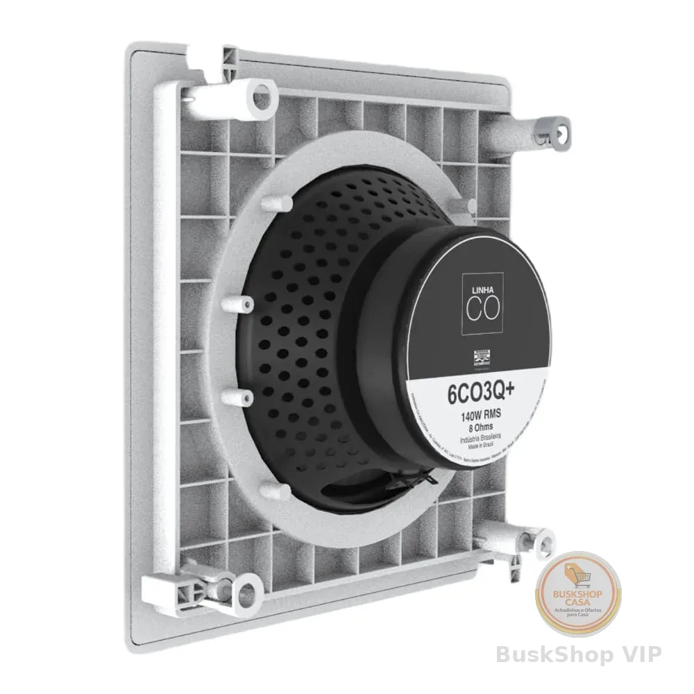 Arandela Quadrada JBL 6CO3R+ 140W Branca - PAR / 2