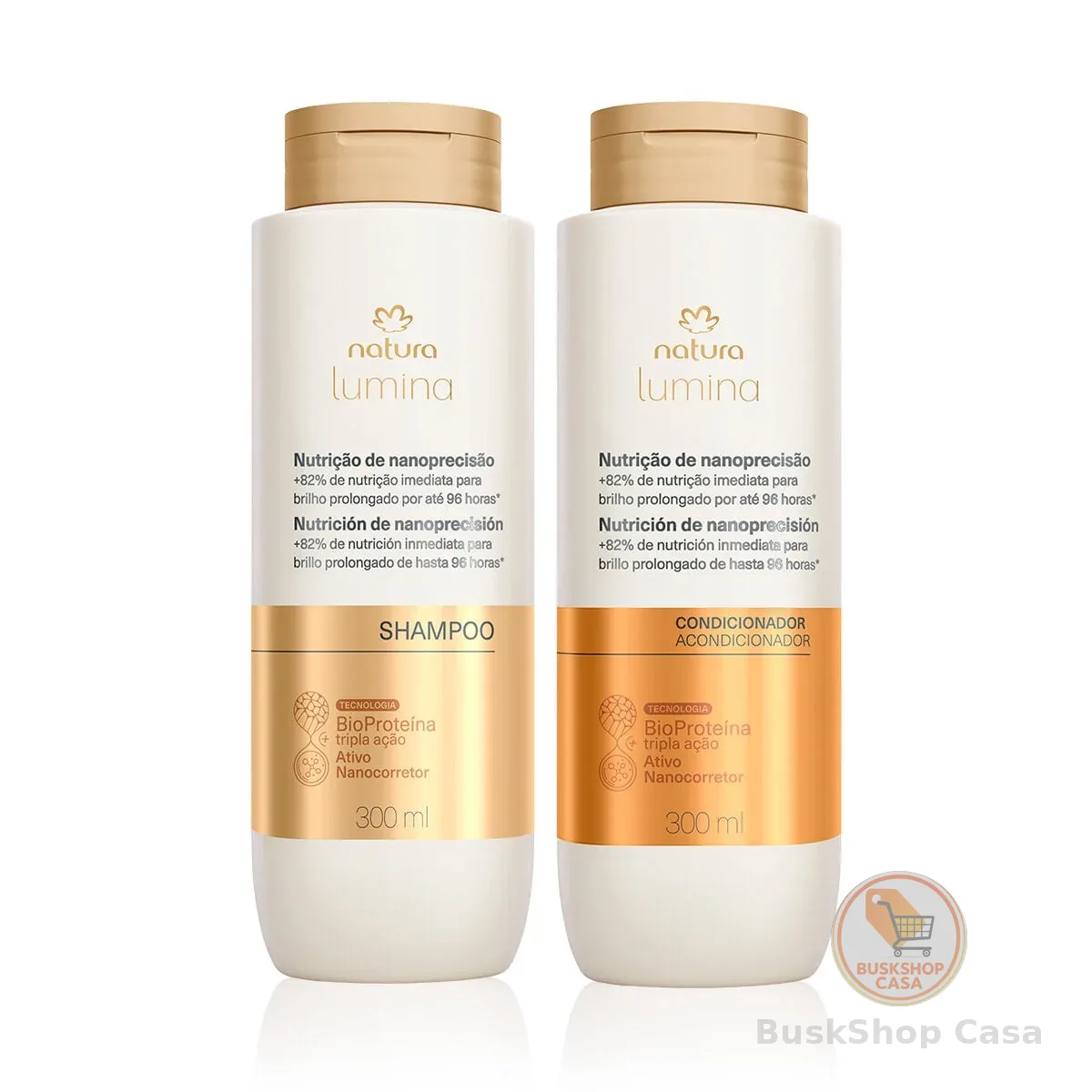 Kit Natura Lumina Nutrição e Nanoprecisão Shampoo e Condicionador