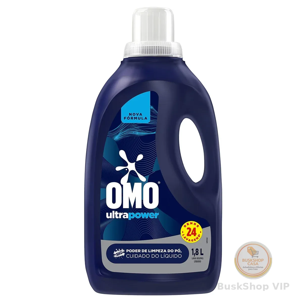 OMO Lava-Roupas Líquido Omo Ultra Power Frasco 1 8L
