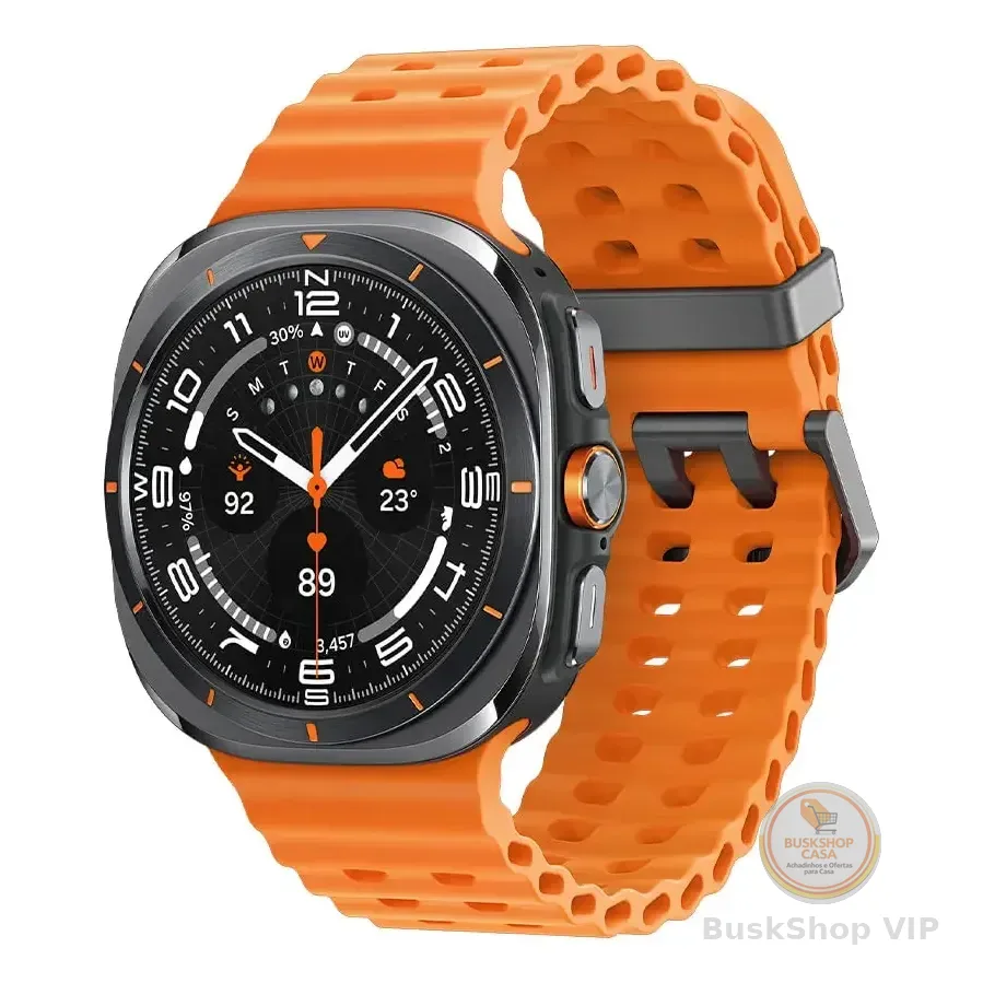 Samsung Galaxy Watch Ultra 2025 Smartwatch 47mm Lte, Galaxy Ai, Titânio Aeroespacial Titânio Cinza