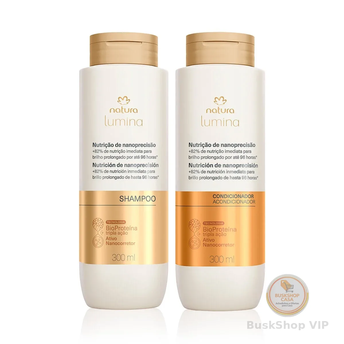Kit Natura Lumina Nutrição e Nanoprecisão Shampoo e Condicionador