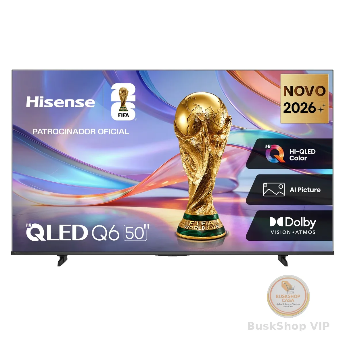 Hisense Smart TV 4K 50" com Processador AI
