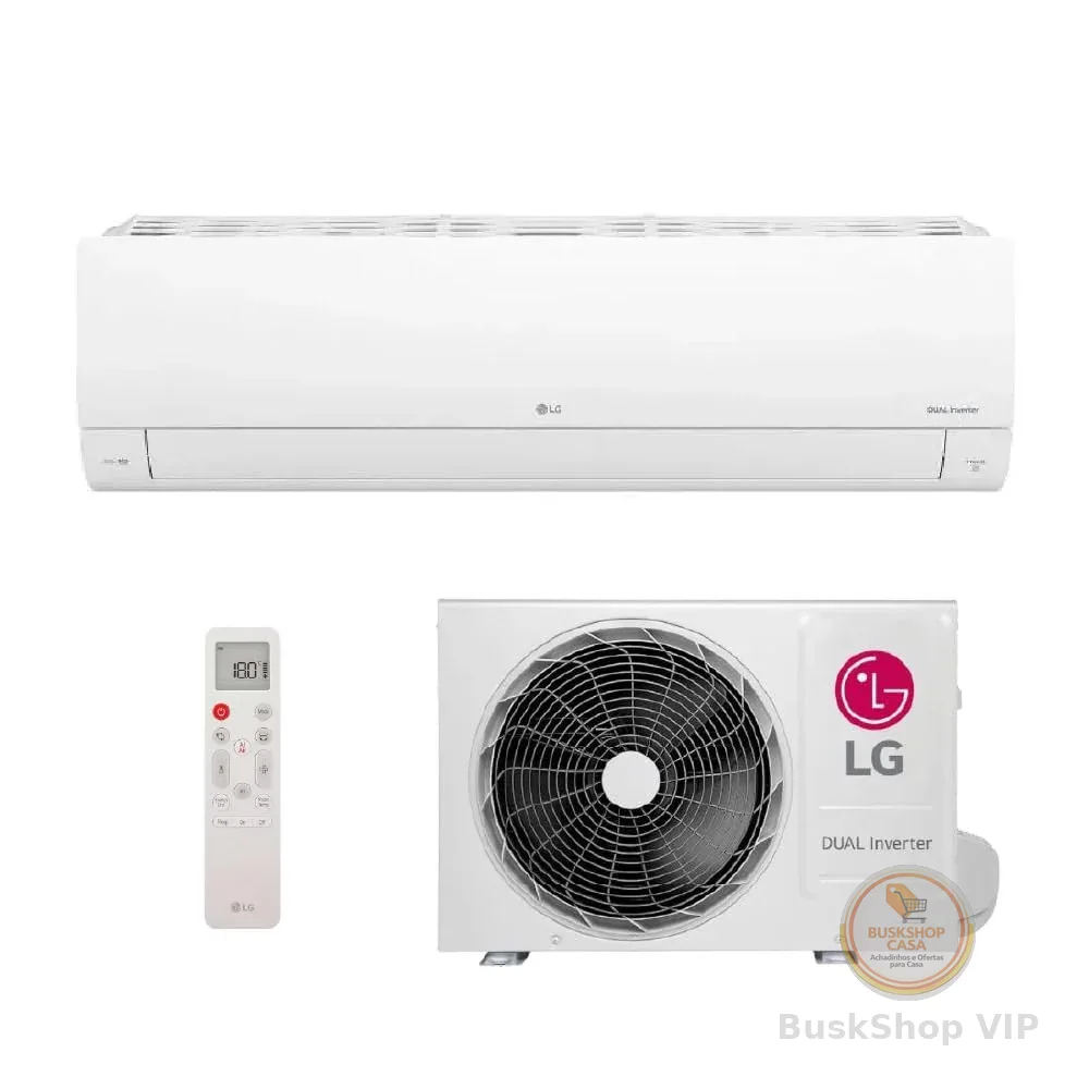 Ar Condicionado Split Hi Wall LG Dual Voice AI Inverter 12.000 Btus Quente e Frio 220v R-32