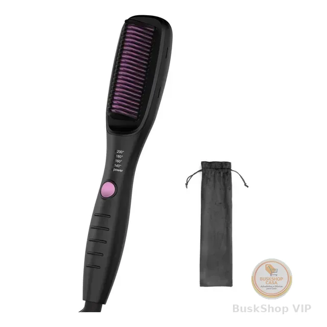 Escova Alisadora Gd039 Gokoco Ptc 3 Million Negative Ions