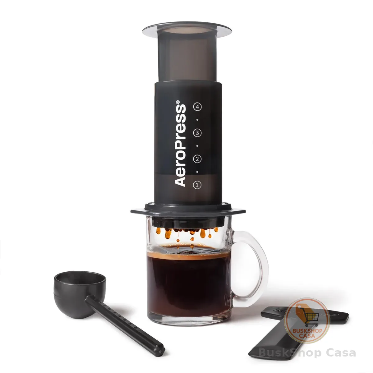 Suporte Para Filtrar Café, Cinza Transparente, AEROPRESS