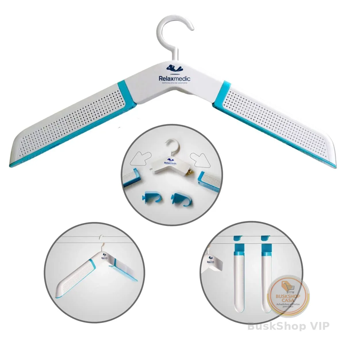 Desumidificador para Armário Cabide para Armário Closet Guarda roupa Anti mofo Multi Dry - Relaxmedic