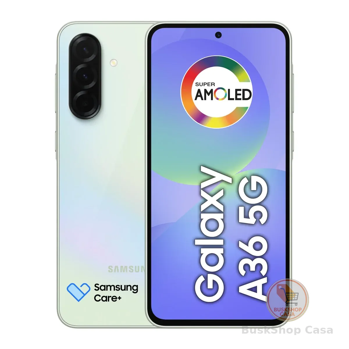 Celular Samsung Galaxy A36 5G 128GB, 6GB RAM, Câmera 50MP, IP67, Super AMOLED 6.7", Recursos AI, Verde