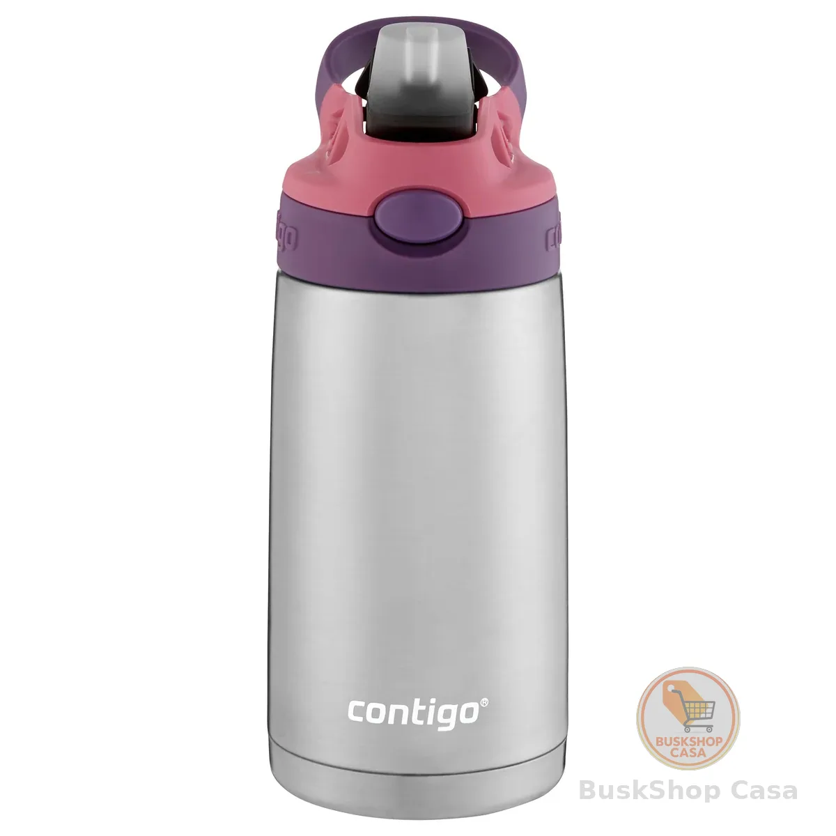 Garrafa Térmica Infantil Autospout 384ml Rosa Contigo