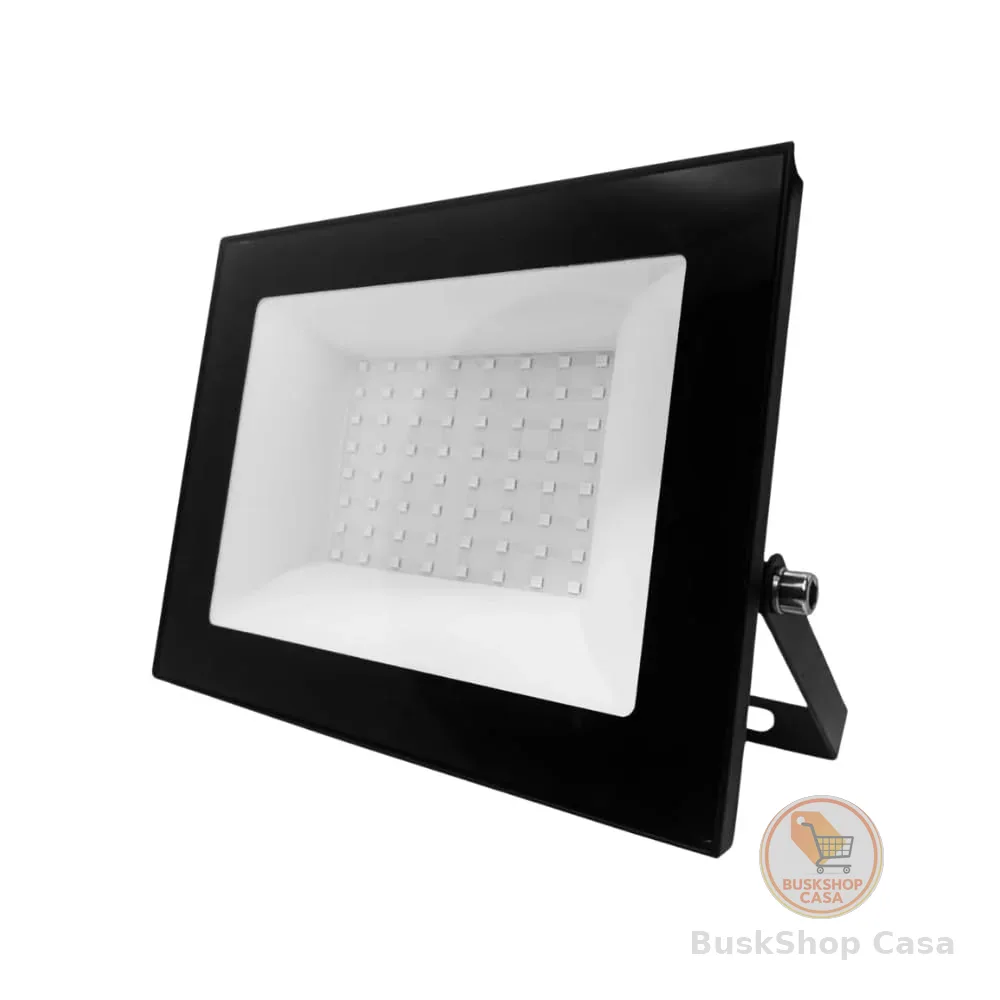Refletor LED 200W Holofote Bivolt Branco Frio IP66 SMD à Prova D'Água, Luz Alta Potência para Fachadas, Jardins, Piscinas, Eventos, Iluminação Moderna, Eficiente e Econômica - Linha Premium SellXpert
