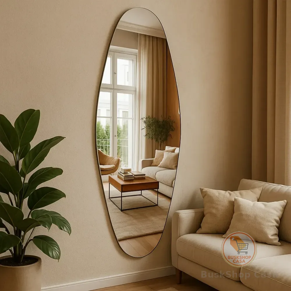 Espelho Rocco Corpo Inteiro Organico 90x40 Pinterest Grande Brisa - Suporte