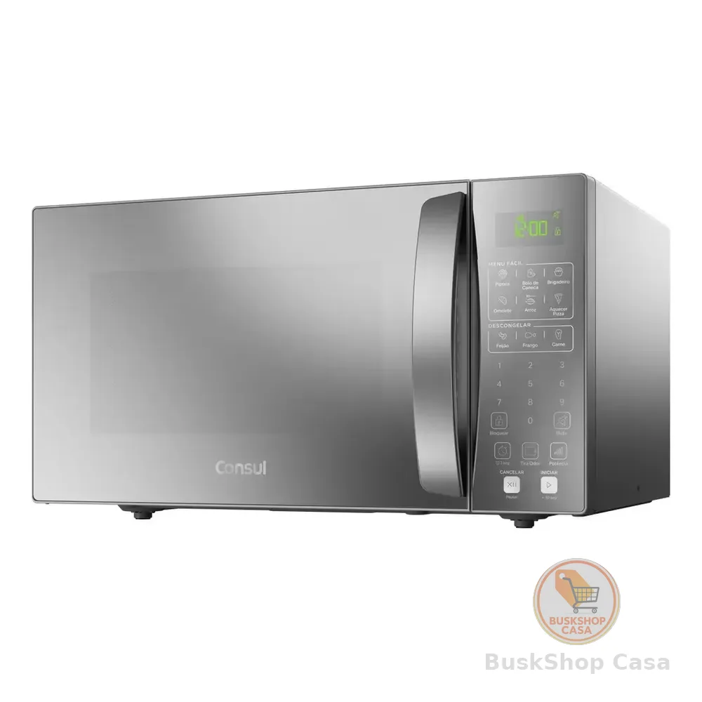Micro-ondas Consul 32l Prata Com Menu Fácil - Cms46ar 127v