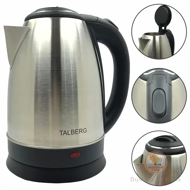 Chaleira Elétrica Aço Inox Jarro Garrafa Térmica 1,8 L 220v
