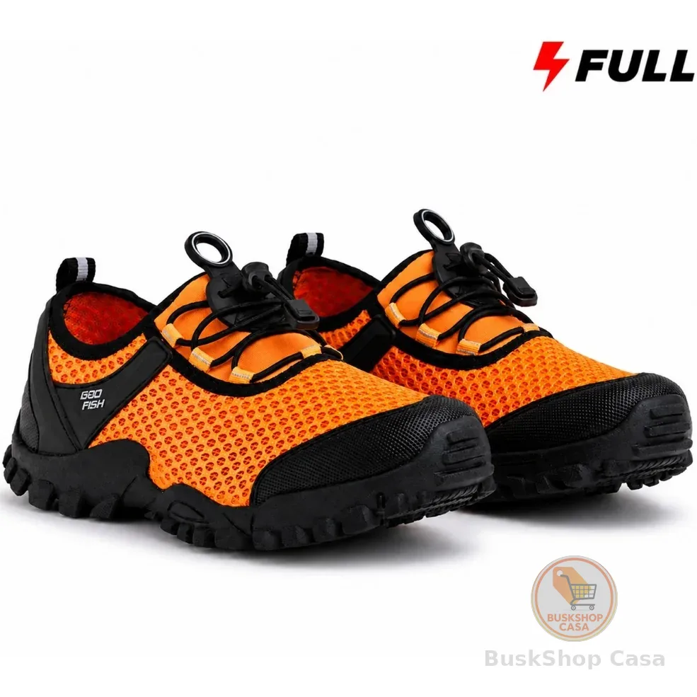 Tênis Antiderrapante Track Confortável Para Trilha Para Esportes de Pesca e Camping Ideal Para Lazer Bad Fish