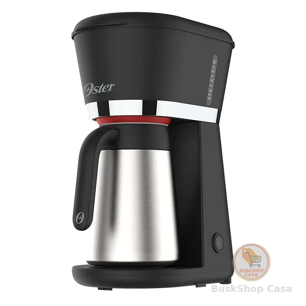Oster Cafeteira Black com Jarra Térmica, 0,7L, 220V, Preto/Inox, 600W, OCAF400